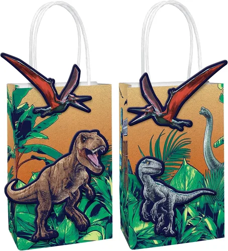 Miniatura 3 de Crea tu propia bolsa de papel con complementos (paquete de 8) - 8.25 x 5 x 3.25 pulgadas - Perfecto para fiestas y regalos de niños, Encanto