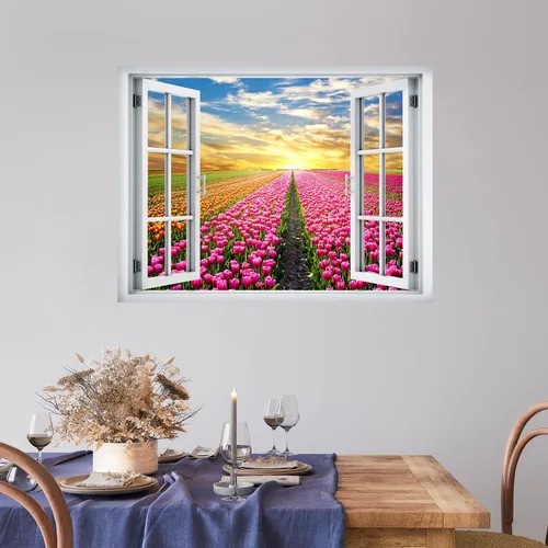 Miniatura 12 de Wall26 - Adhesivo de pared extraíble de 36 x 48 pulgadas Flor de cerezo - 02