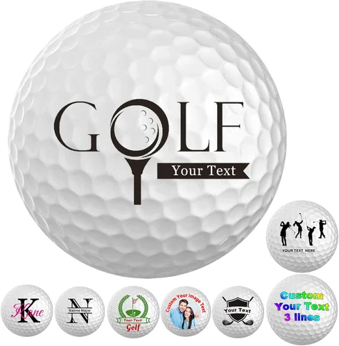 Miniatura 16 de Pelotas de golf personalizadas con logotipo de nombre de imagen para hombres y mujeres, puedes personalizar padrinos de boda únicos, regalo