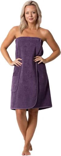 Miniatura 10 de Robe Direct Women’s Terry Cloth Spa and Bath Towel Wrap with Adjustable Closure & Elastic Top