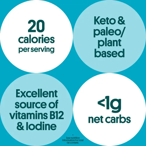 Miniatura 2 de Gimme Hojas grandes de algas marinas tostadas orgánicas de alta calidad, sal marina, keto, vegano, sin gluten, gran fuente de omega3 y yodo