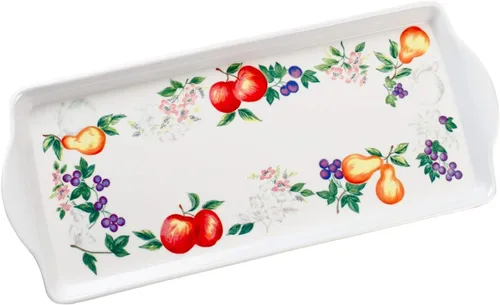 Miniatura 16 de Reston Lloyd Corelle Coordinates charola de melamina con asas, (Tidbit Tray)