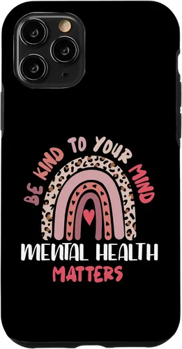 Miniatura 27 de iPhone 16 Mental Health Matters Rainbow Be Kind To Your Own Mind Case
