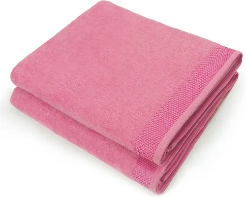 Miniatura 8 de Kaufman - Toallas de baño de terciopelo de color sólido, toalla de playa, toalla de piscina, 100% algodón, 30 x 60 pulgadas, toalla absorbente