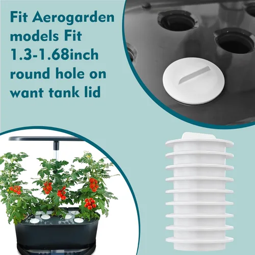 Miniatura 5 de Kit espaciador de plantas compatible con Aerogarden, cubierta espaciadora de plantas para tapas espaciadoras Aerogarden, para sistema de cultivo