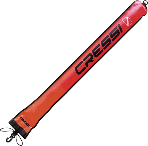 Cressi Boya de marcador de superficie para marcar ubicaciones de buceadores, resistente y brillante, boya marcador de superficie Club HD, diseñada