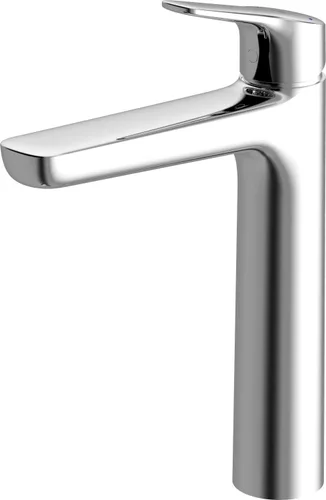 TOTO Serie GS 1.2 GPM - Grifo de baño de una sola manija para fregadero semi-recipiente con tecnología Comfort Glide y montaje de drenaje, cromo
