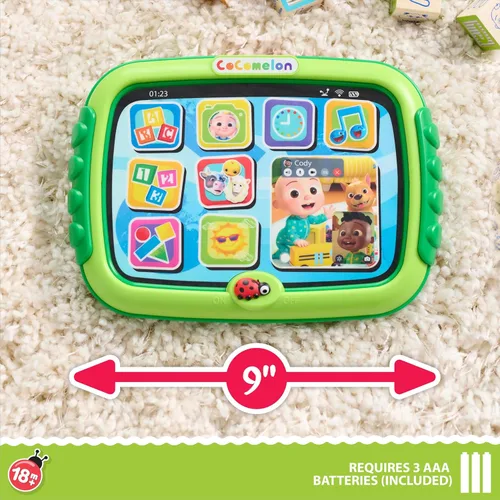 Miniatura 4 de Tableta de aprendizaje CoComelon, más de 60 frases de aprendizaje, canta la canción del alfabeto, juguetes para niños a partir de 18 meses Just Play