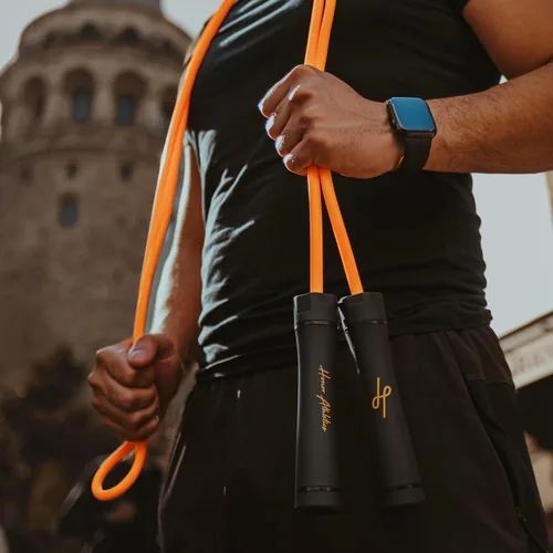 Miniatura 3 de Cuerda de saltar con peso estilo Muay Thai/hecha para entrenamiento de alta intensidad/Muay Thai y MMA - Cuerda de salto de PVC duradera - Cuerdas