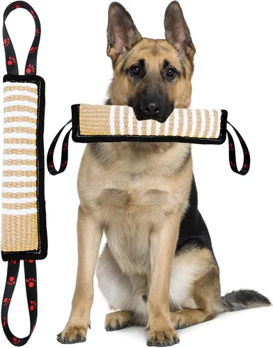 Miniatura 13 de Clysoru Juguete de yute resistente para perros