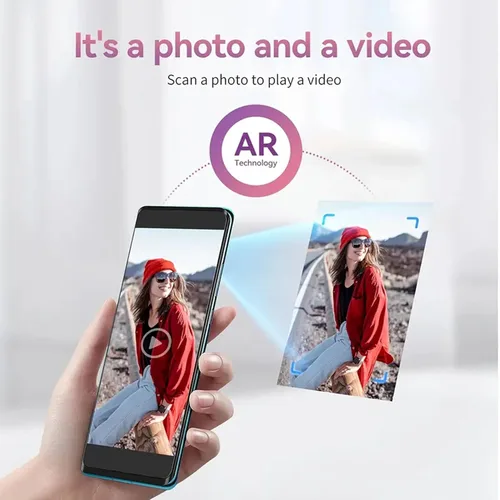 Miniatura 3 de Mini impresora fotográfica instantánea portátil - Bluetooth 5.0, funciona con iOS y Android