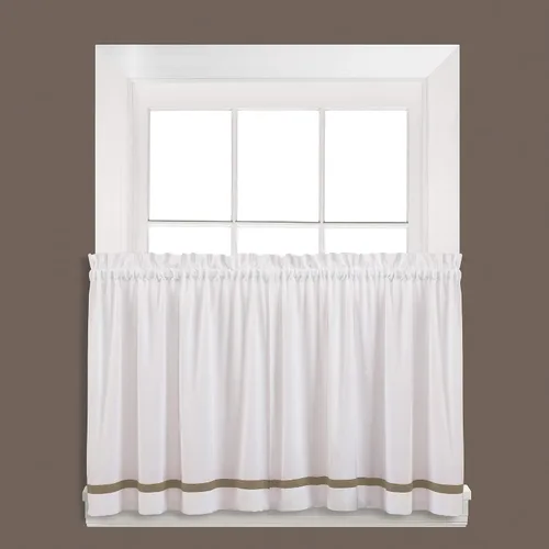 Miniatura 4 de SKL Home Sutton Cenefa para ventana, 18 x 38 pulgadas, Burdeos