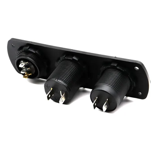 Miniatura 2 de Panel de enchufe USB QC3.0 dual para automóvil, impermeable, 12 V, adaptador de toma de corriente y interruptor de palanca de encendido y apagado