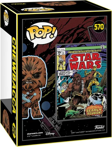 Miniatura 3 de Funko Star Wars: Retro Series - Chewbacca, edición especial exclusivo de vinilo Bobblehead #570