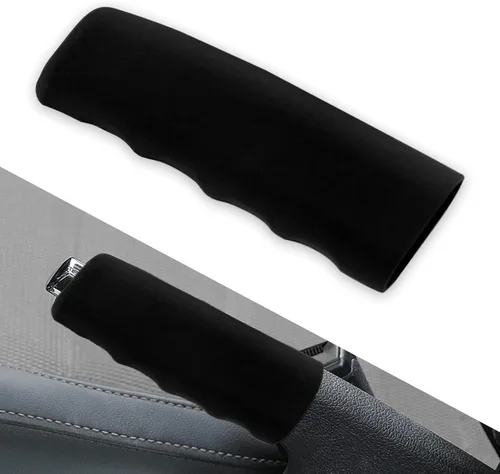 QODOLSI 1 funda para manija de freno de mano para automóvil, 4.8 x 1.65 x 1.41 pulgadas, fundas de freno de estacionamiento antideslizantes de