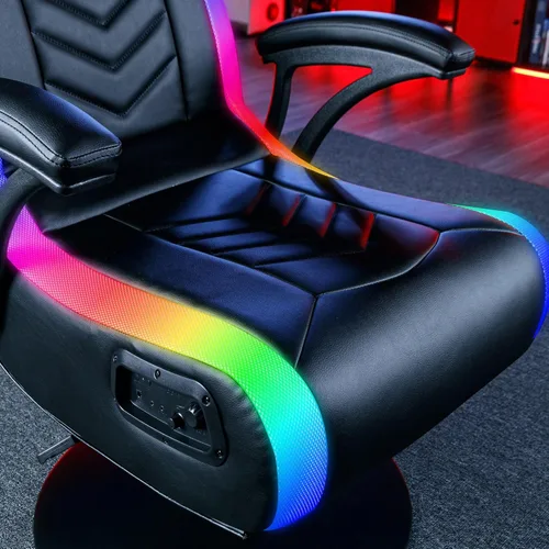 Miniatura 7 de X Rocker PC Computer Gaming Desk Chair, Built-in Audio, College Dorm Essentials for Guys and Girls, Bedroom, Dorm Room Essentials, Foldable, Gifts