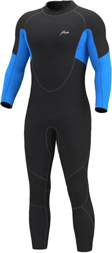 Hevto Traje de neopreno para hombre, 5/4/3/0.079 in, traje húmedo completo en agua fría para buceo, surf, natación para deportes acuáticos