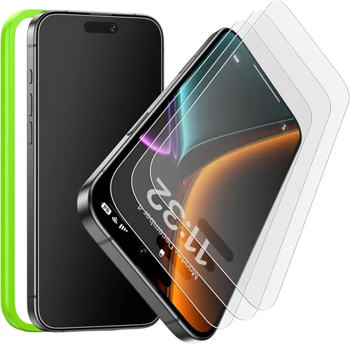 Miniatura 8 de Esanik [Paquete de 3+2] Protector de pantalla de privacidad para iPhone 14 Pro Max de 6.7 pulgadas, vidrio templado antiespía + protector de lente