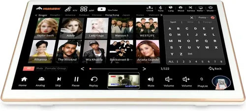 Miniatura 3 de Inandonkod - Máquina de karaoke 2025, control de aplicación de teléfono con pantalla táctil de 18.5 pulgadas, canciones de descarga gratuita