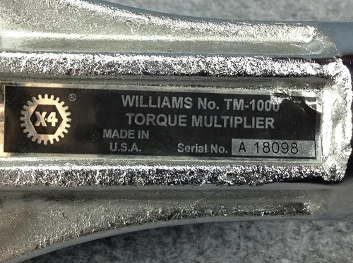 Miniatura 2 de Williams Llave multiplicadora de par, metal, 1000