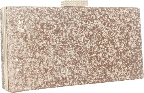 Miniatura 3 de Bolso de mano grande con purpurina para fiesta de mujer brillante