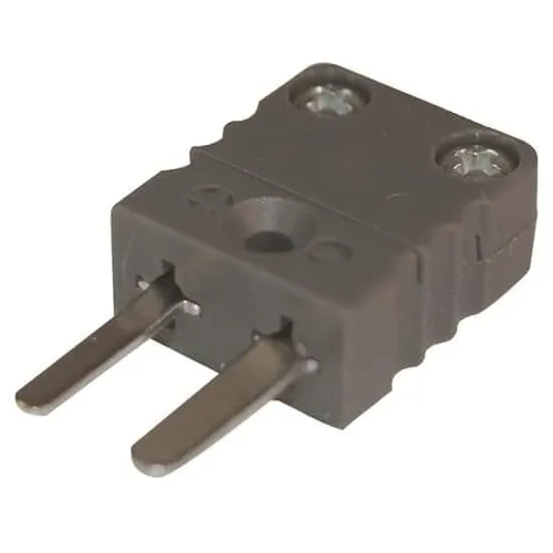 Digi-Sense Conector macho de termopar tipo J miniatura, 2 pines