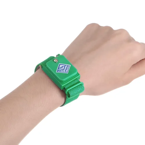 Miniatura 5 de MECCANIXITY Correa de muñeca antiestática, pulsera antiestática ESD ajustable inalámbrica con pulsera de repuesto para reparación de electrónica