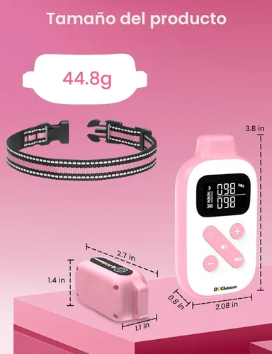 Miniatura 8 de Collar de Entrenamiento para Perros sin Choque, Collar de Perro con Pitido y Vibración con Control Remoto 853M, Collar de Vibración para Perros