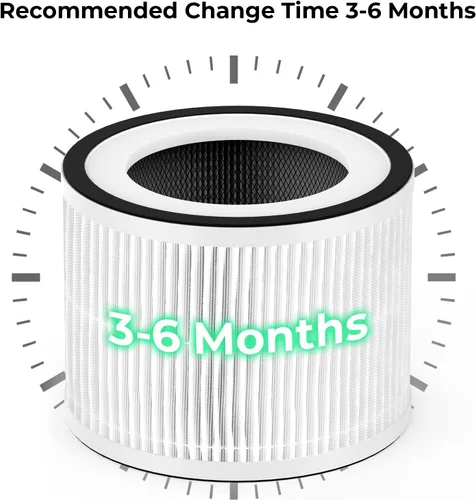 Miniatura 8 de MOOKA Filtro HEPA de repuesto certificado oficial para MOOKA Allo, Afloia Fillo purificador de aire, filtro de repuesto HEPA