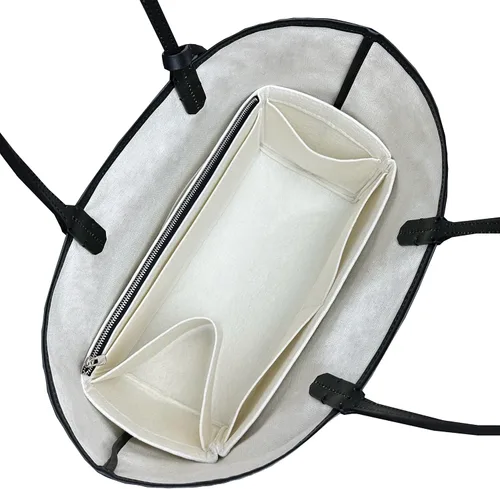 St Louis PM - Organizador de bolsas St Louis GM Tote Bag Inserto hecho a mano 0.118 in Lana Premium Fieltro Snug Robusta Cremallera plateada (Para