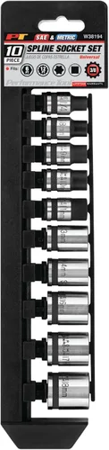 Miniatura 2 de Performance Tool W38194 - Juego de llaves de vaso universal de 3/8 pulgadas, 10 piezas métricas y SAE
