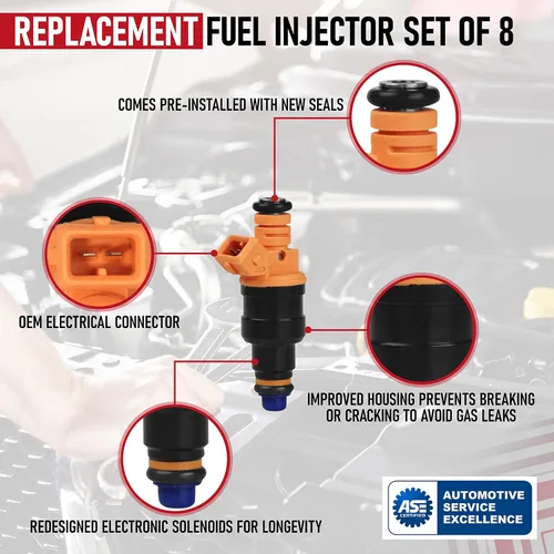 Miniatura 4 de AA Ignition - Juego de 4 inyectores de combustible de repuesto - Compatible con vehículos Lexus y Toyota 1.8L - CT200H 2011-2017, Prius, Prius