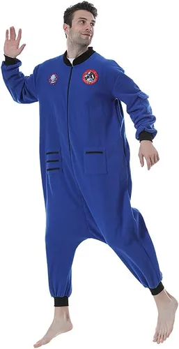 Miniatura 3 de EraSpooky Pijama unisex de astronauta para adultos, disfraz espacial de una pieza