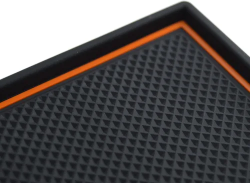 Miniatura 4 de Alfombrillas de silicona para Subaru Crosstrek Accesorios 2012-2017 Forester 2014-2018 XV Impreza 2012-2016 Interior Dash Pad Liner anaranjado
