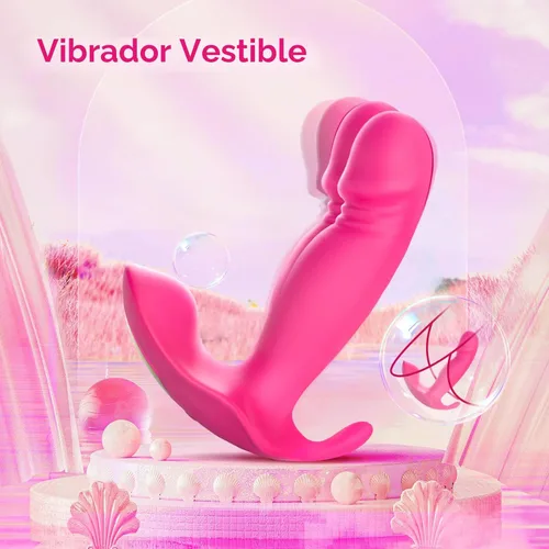 Miniatura 2 de Vibradores de punto G portátil, juguetes sexuales para adultos para mujeres u hombres, mini vibrador de control remoto con aplicación con 10 modos
