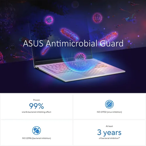 Miniatura 9 de ASUS Vivobook Laptop de 14 Pulgadas FHD para Uso Diario CPU Intel de 6 Núcleos de 13ª Generación 12 GB RAM, SSD de 512 GB Azul Tranquilo