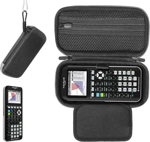 Miniatura 7 de Funda para calculadora gráfica para Texas Instruments TI84 Plus, TI84, TI83, TI89, TI-Nspire CXII/TI Nspire CX CAS/TI Nspire CX, bolsillo de malla