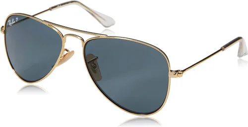 Miniatura 28 de Ray-Ban Junior Rj9506s - Gafas de sol de aviador de metal para niños Plata/Gris Espejo Plata