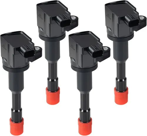 Paquete de 4 bobinas de encendido de repuesto para Honda Civic Hybrid 03 04 05 06 07 08 09 10 11 1.3L L4 UF374 C1408 5C1405, delantera