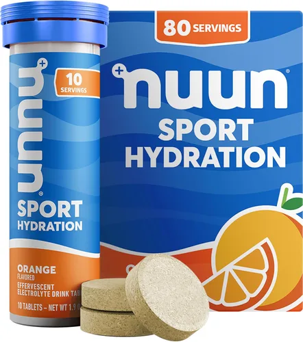 Miniatura 12 de Nuun Sport Tabletas de Electrolitos con Magnesio, Calcio, Potasio, Cloruro y Sodio, Sin Gluten y Veganas, Limonada de Fresa, Paquete de 8