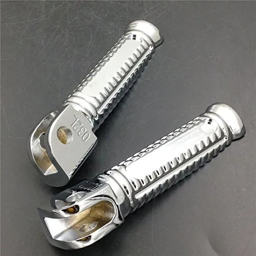 Miniatura 4 de HTT Front Foot Pegs For Yamaha YZF 600R R6 R6S R1 FZ6 FZ Fazer XJR FJR 1300 Cromado