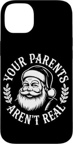 Miniatura 15 de Your Parents Aren’t Real Santa Humor Holiday Festive Cartoon Case for iPhone XR
