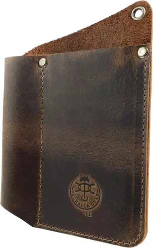 Miniatura 4 de Funda para herramientas hecha a mano de cuero de grano completo, soporte multiherramienta, funda para cuchillos, accesorios de camping y exteriores