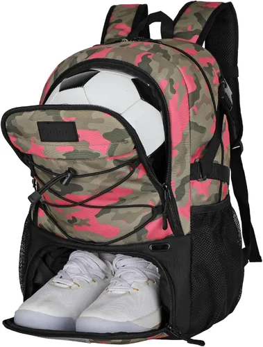 Miniatura 22 de Goloni Soccer Backpack,Basketball Backpack with Ball Compartment & Shoe Compartment,Backpack for Basketball,Soccer