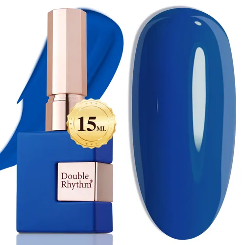 Miniatura 20 de Double Rhythm 15ml de esmalte de uñas en gel, color puro, mismo color, misma botella, esmalte de uñas de remoción para arte de manicura en salón