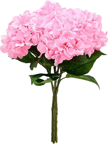 Miniatura 39 de Flores artificiales/falsas/sintéticas, rosas con 2 flores, coral, 10 unidades para bodas, hogar, fiestas, restaurantes