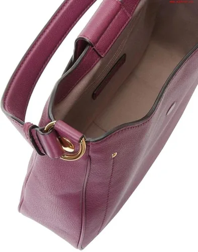 Miniatura 3 de Marc Jacobs The Stud Hobo - Bolso de hombro de cuero berenjena