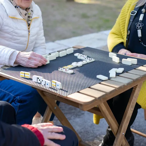 Miniatura 7 de GOTHINK Juego de Dominó Doble 6 para Adultos con Caja de Almacenamiento de Lata - 28 Fichas de Dominó de Colores con Puntos para Juegos de Mesa