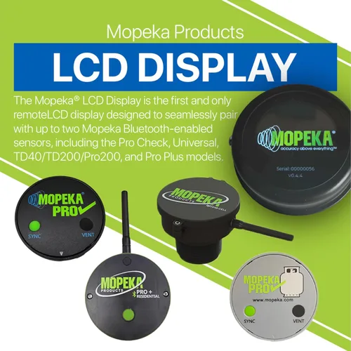 Miniatura 2 de Mopeka Indicador de pantalla LCD – Se monta magnéticamente en el panel de control de su caravana, salpicadero, tanque de propano o parrilla
