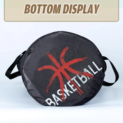 Miniatura 3 de Cesta de lavandería de baloncesto cesta de pelota plegable de tela Oxford divertida bolsa de lona cesta de almacenamiento de ropa organizador